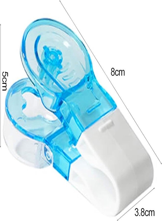 Zhuluck 1Pc Blue Portable Pill Taker, Tablets Pills Blister Pack Opener Assistance Tool, Pill Splitter Cutter, Travel Pill Taker,Pill Dispenser, Storage Box Medication Dispenser, for Splitter Cuts Pills - Image 2